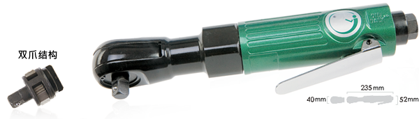 气动工具3/8"&1/2"后排气动棘轮扳手
